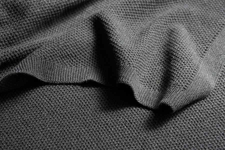 moss stitch in charcoal colour