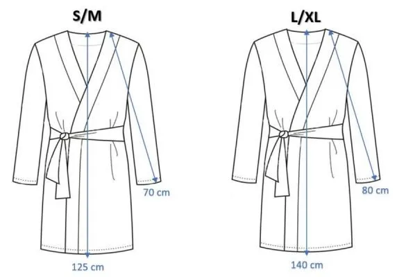 Bathrobe Sizing
