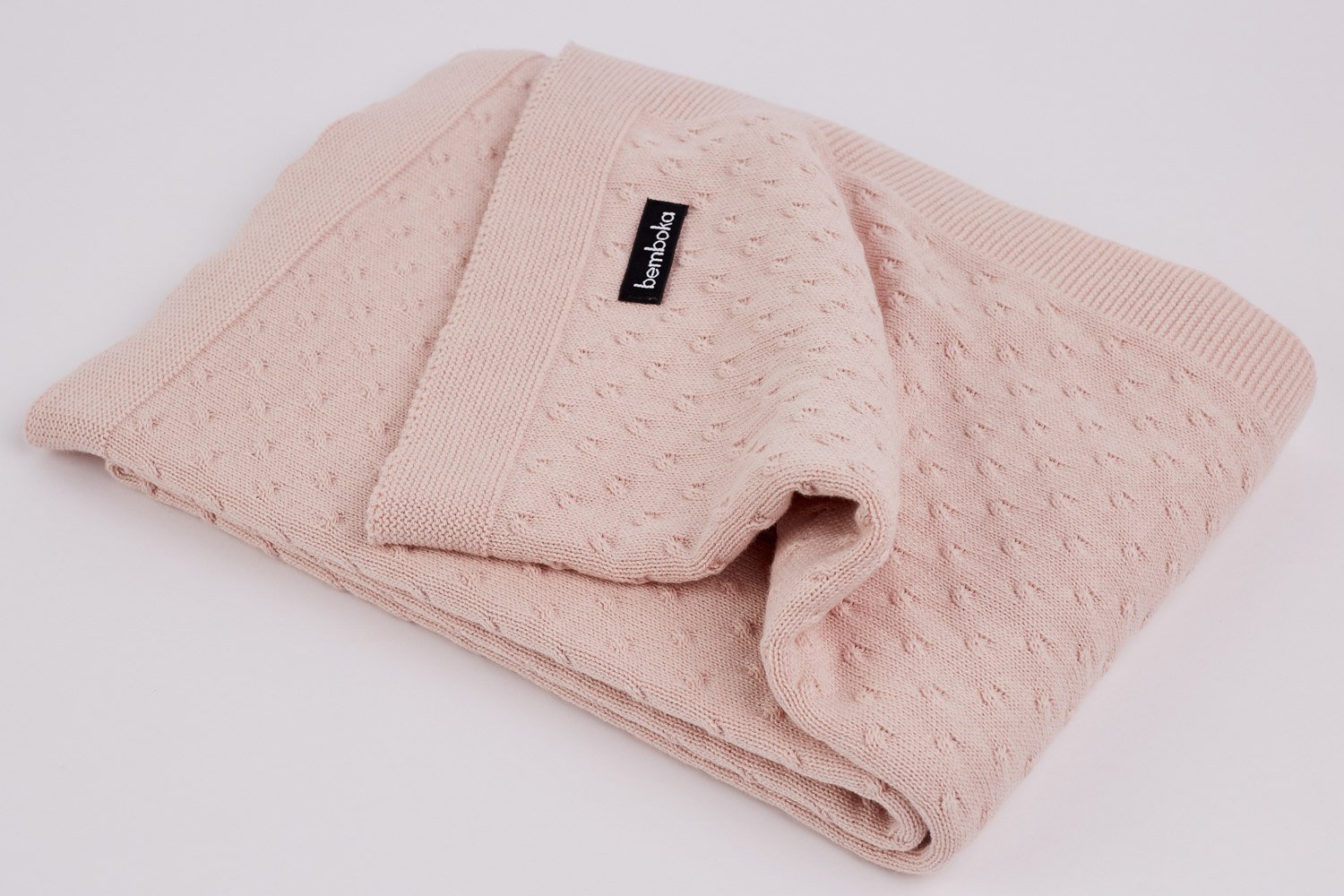 knot knit in blush colour
