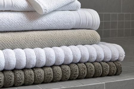 jacquard towels and bath mats