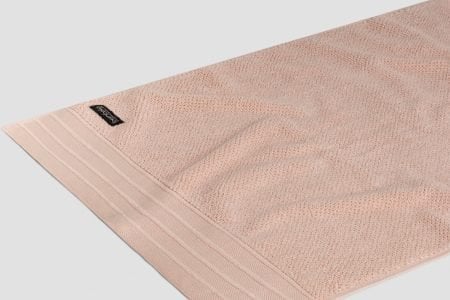 jacquard hand towels in blush colour