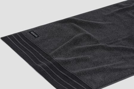 jacquard-hand towels in charcoal colour