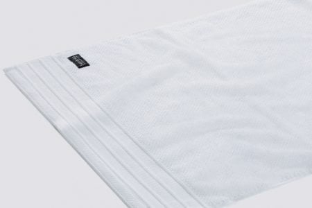 jacquard-hand towels in white colour