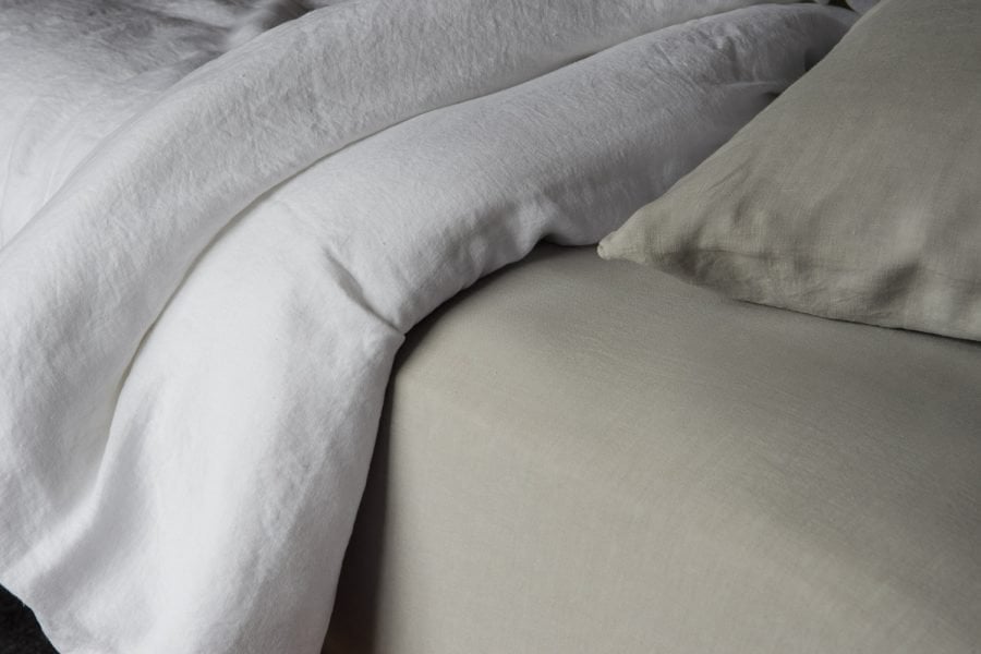 linen fitted sheet