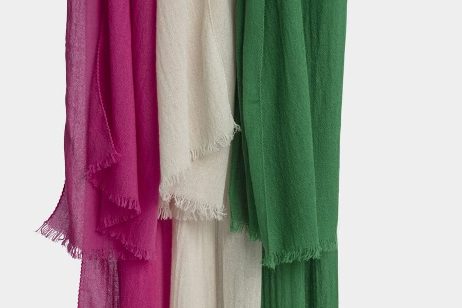 italian cashmere scarves - new range
