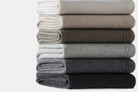 italian cashmere jersey throws