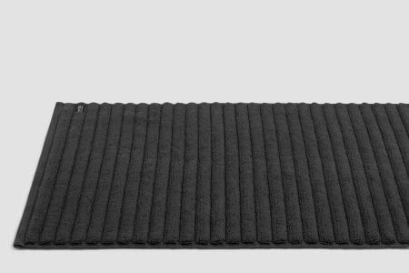 luxury turkish bath mats in charcoal colour