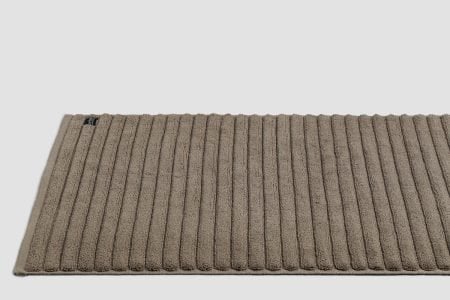 luxury turkish bath mats in mocha colour