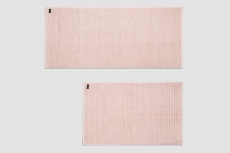 luxury turkish bath mats in blush - sizes
