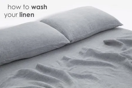 how to wash your linen