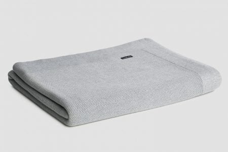honeycomb knit in dove colour