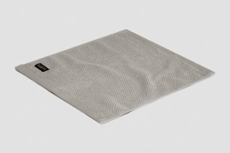 jacquard face washer in linen colour