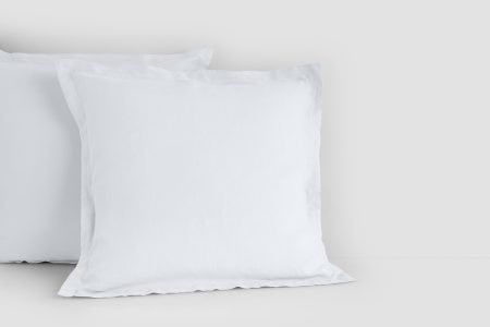 linen pillow cases in white colour