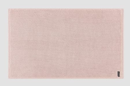micro cotton bath mat in blush colour