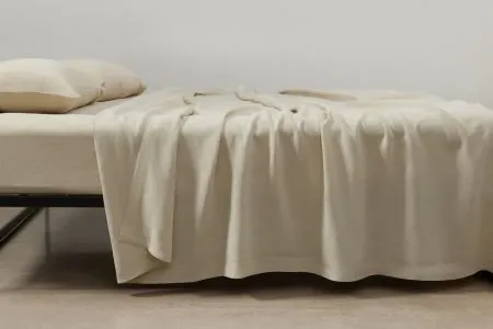 linen flat sheet in stone colour