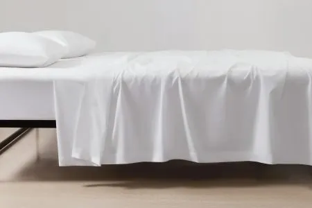 cotton percale sheeting in white colour