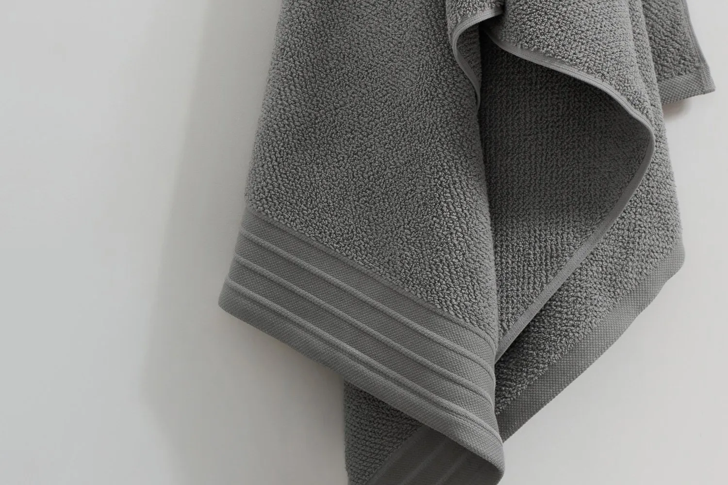 jacquard hand towel in grey colour