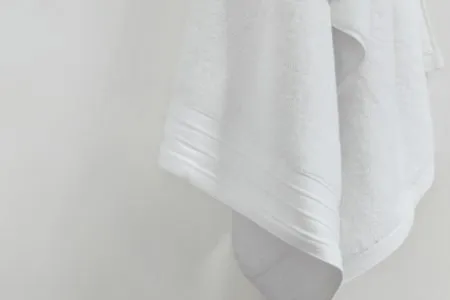 luxe hand towel in white colour