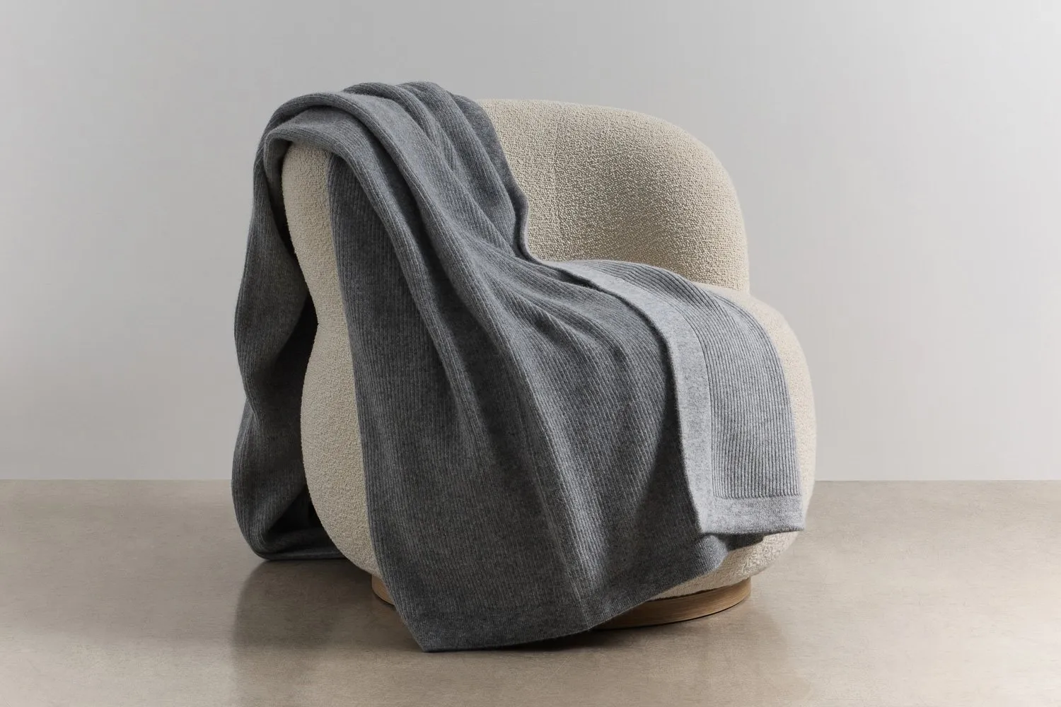 Reversible Rib Angora Merino Wool Throws