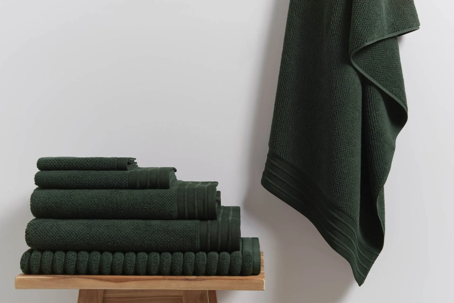 Homepage front page green towels