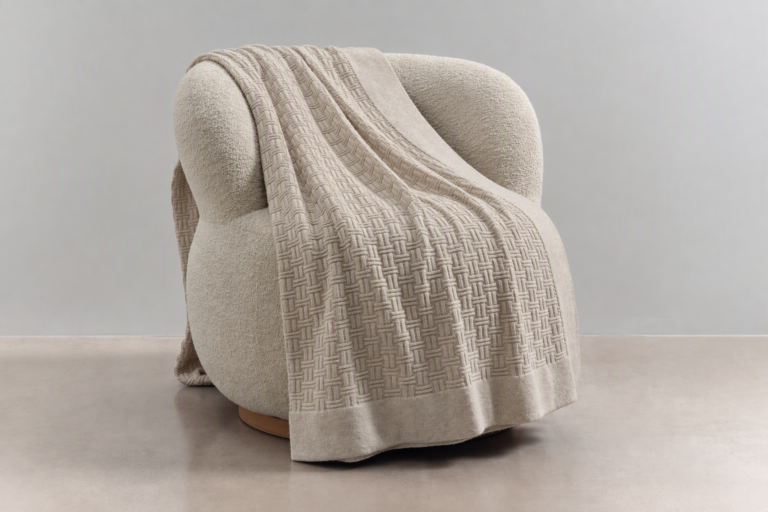 cotton athena throw in sand
